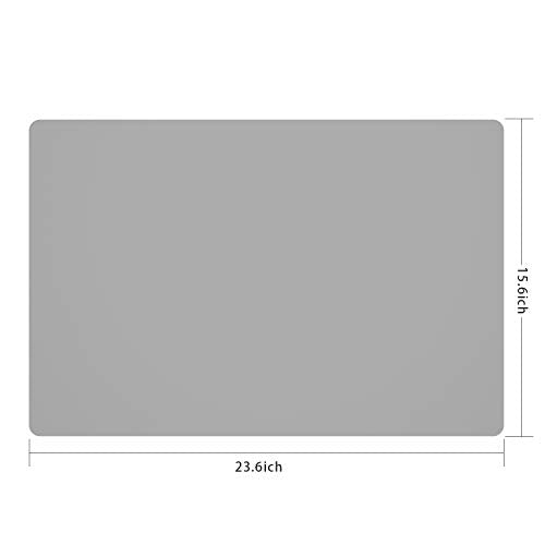 Silicone Placemats (23.6"×15.7"-2pack / Gray)