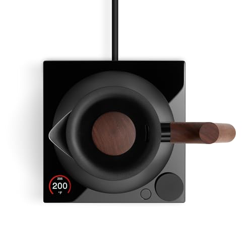 Corvo EKG Pro Studio Gooseneck Electric Kettle (Matte Black with Walnut Handle / Corvo EKG Pro Studio)