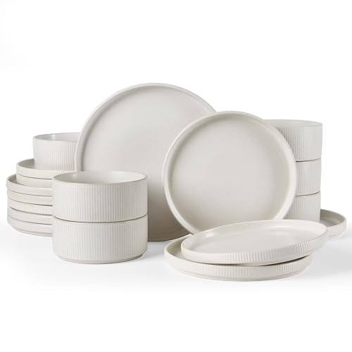 Star Plates and Bowls Sets (Matte White)