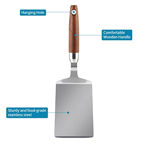 Stainless Steel Spatula with Wooden Handle