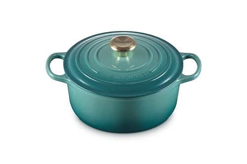 Enameled Cast Iron Round Dutch Oven (Riviera / 4.5 Qt)
