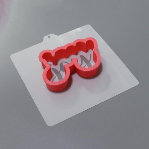 Cookie Cutter and Stencil Bundle Royal Icing Cookies Stencils Paint Your Own Biscuit Bakery Starter Kits Royal Icing Fondant Cutters Birthday Wedding Holiday Cookies Painting Coloring Pages Comb (Joy)