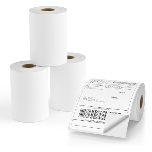 4 Rolls 4x6 Direct Thermal Shipping Labels (4 Rolls)