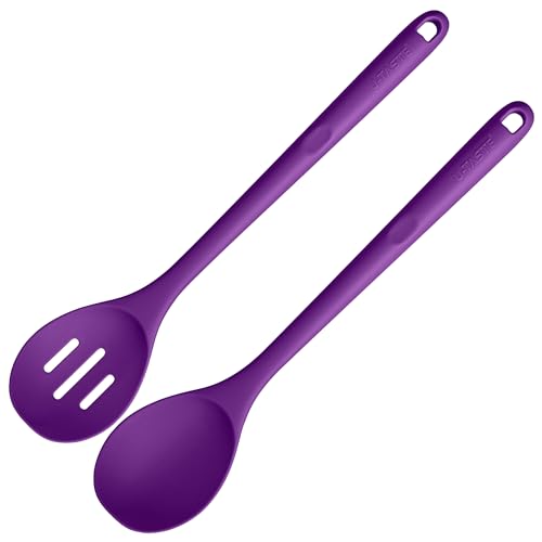 Silicone Spoons Set of 2 (Purple)