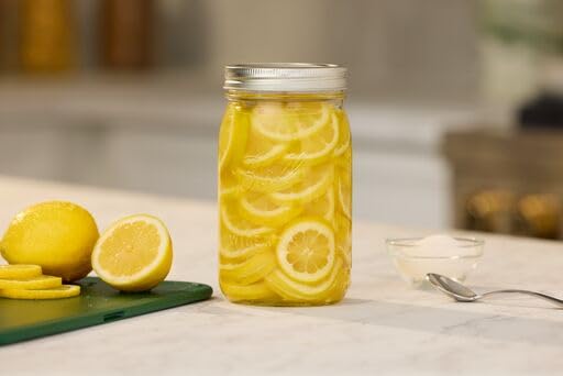 Wide Mouth Glass Mason Jars with Lids and Bands (Clear / 32 Ounce (Pack of 2))