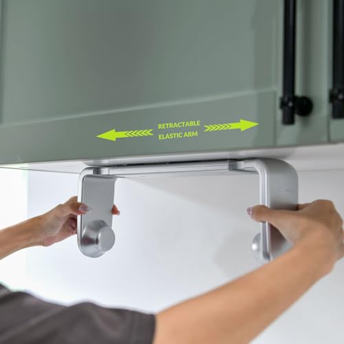 ONE Hand Simple Tear Paper Towel Holder Under Cabinet