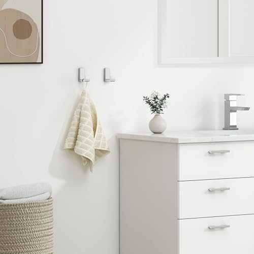 Towel Hook for Bathroom (2 Pack / Polished Chrome)