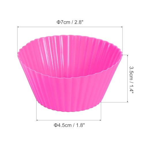 42Pcs Silicone Cupcake Liners