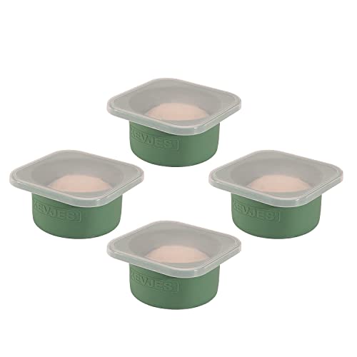 500ml Individual Pizza Dough Proofing Container with Airtight Lid (Green)
