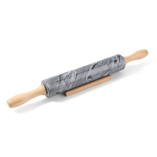 Marble Rolling Pin (Gray Marble)