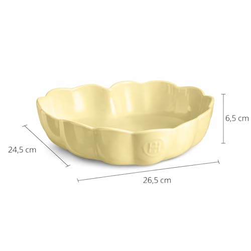 Made in France Ceramic Heart (10.4" x 9.6" x 2.6" / Vanilla)
