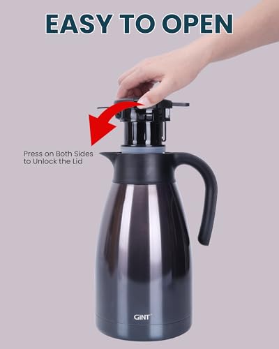 2.2L 74Oz Thermal Coffee Carafe (Purple / 74.4 Ounces)