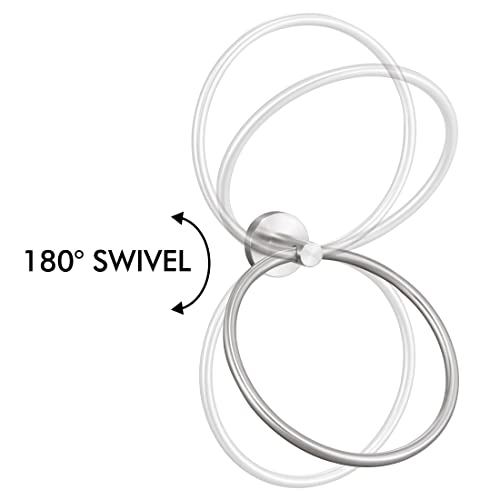 Towel Ring for Bathroom (Brushed Grey)