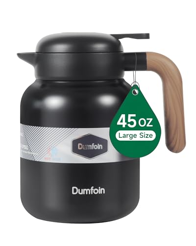 45 Oz Thermal Coffee Carafe (44 Ounces / Black)