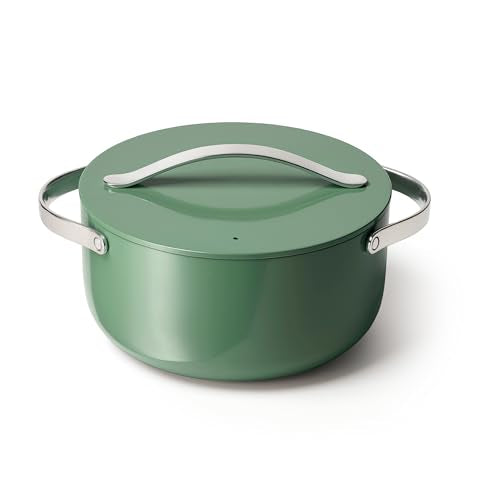 Non Stick Ceramic Dutch Oven Pot with Lid (Sage)