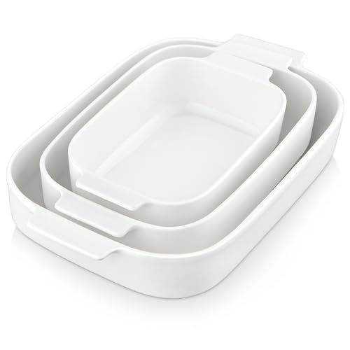 Ceramic Casserole Dishes Set of 3
