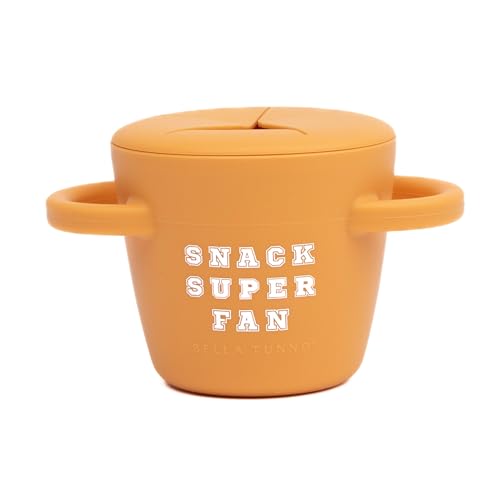 Happy Snacker Spill Proof Silicone Snack Cup (Snack Super Fan)