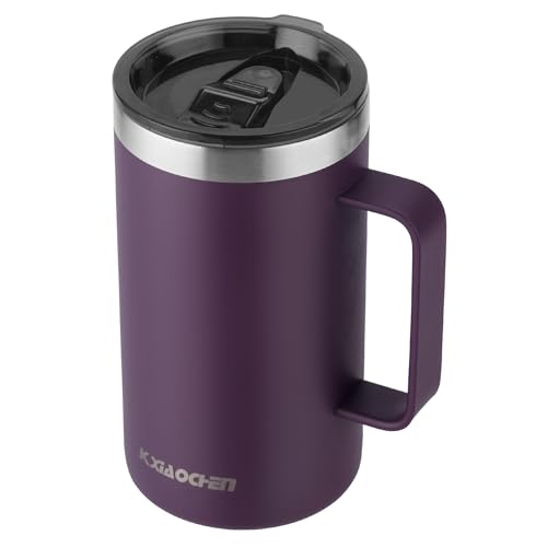 20 oz Insulated Coffee Mug (A1.Purple / 20 ounces (1 pack))