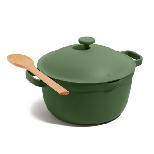 Perfect Pot 5.5 Qt Nonstick Ceramic Pot & Dutch Oven with Lid (5.5 Quarts / Sage)