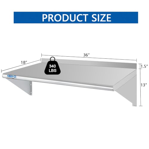 HARDURA Stainless Steel Shelf 18" x 36" (18" x 36")
