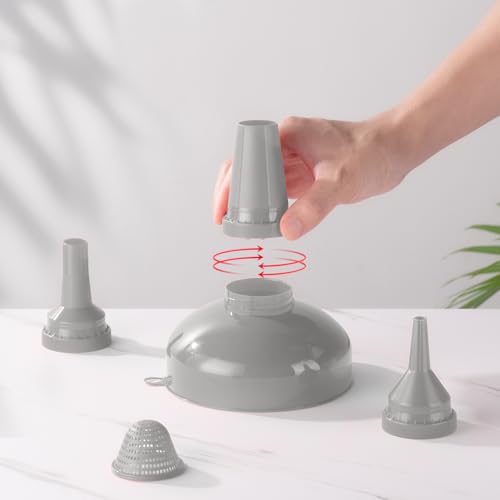 Wide Mouth Versatile Funnel for Kitchen Use for Filling Bottles