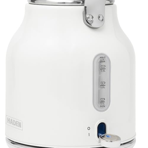 Heritage Stainless Steel Electric Kettle (Ivory & Chrome)