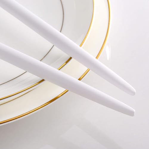 White Gold Salad Serving Utensils (White Gold)