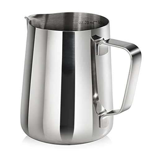 Stainless Steel Frothing Pitcher (20.3 Ounces)
