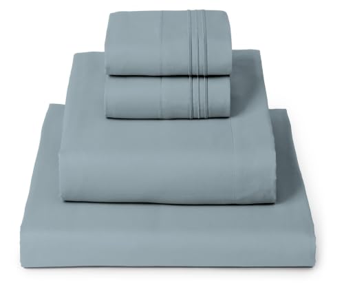 Iconic 4 Piece (1583 Spa Blue / Cal King - EXTRA DEEP pocket)