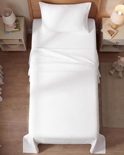Twin Size 3 Piece Sheet Set (02 - Antique White / Twin)