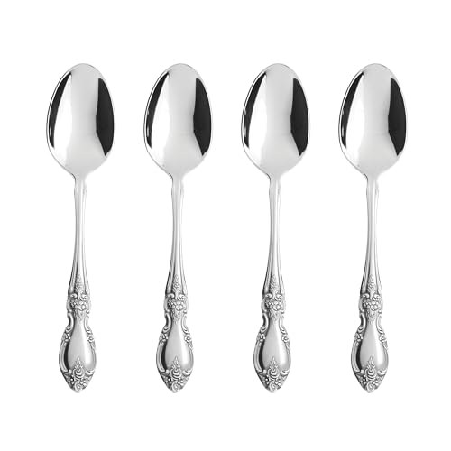 Louisiana Teaspoons Silverware Set for 4 (Teaspoons, Set of 4 (Service for 4))