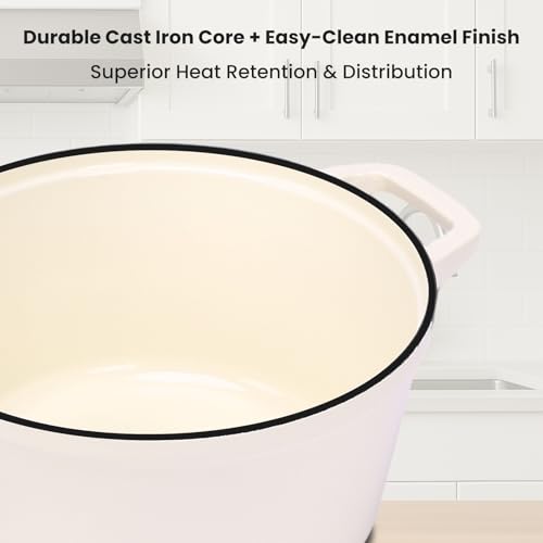 Enameled Cast Iron Set 5 (White B)