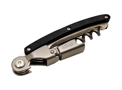 Waiters Wine Key with Corkscrew Quick Bottle Opener and Micro
