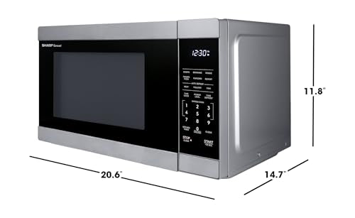 SMC1162KS 1.1 cu. ft. 1000W Stainless Steel Countertop Microwave Oven (Stainless Steel)