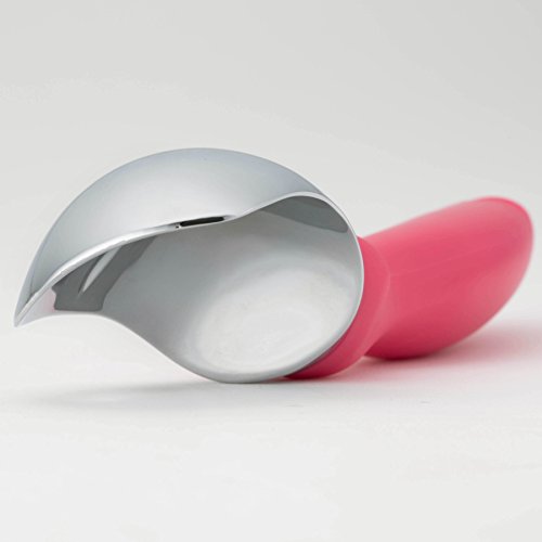 Heavy Duty Metal Ice Cream Scoop with Comfortable Handle