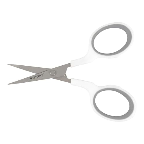 4" Embroidery Scissors with Straight Titanium (4 inches / 4" Straight)