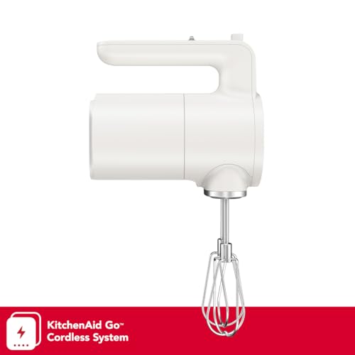 Go Cordless Hand Mixer (Porcelain White)