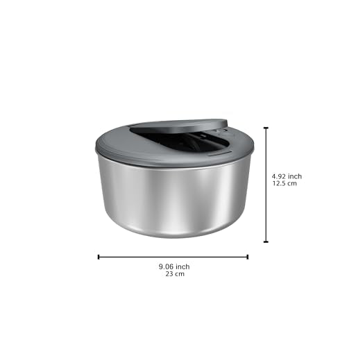 Swift Dry Stainless Steel Salad Spinner (New Stainless Steel Swift Dry / Small)