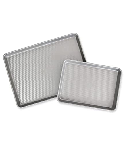 Nonstick Half Sheet Pan and Quarter Sheet Pan (2 Count)