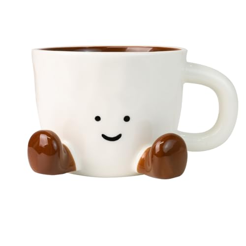 Cute Coffee Mug for Women (Coffee Brown)