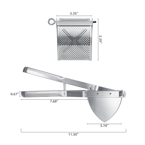 22 oz Stainless Steel Potato Ricer