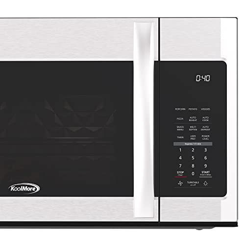 1.9 Cu. Ft. Over the Range Microwave Oven with Oven Lamp and 300CFM Recirculation Vent Hood Function