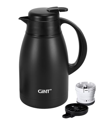 Thermal Coffee Carafe 51 Oz (Black / 51 Ounces)
