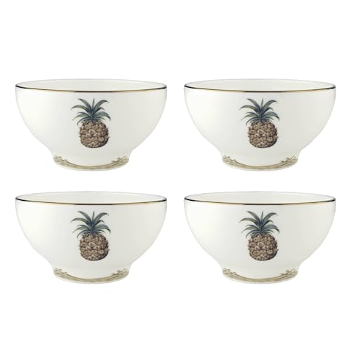 897300 British Colonial Bamboo Rice Bowls (Rice Bowls, Set of 4)