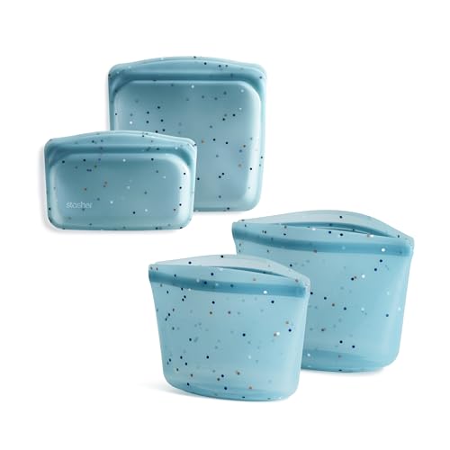 Silicone Reusable Food Storage Bags (Sea Spray)