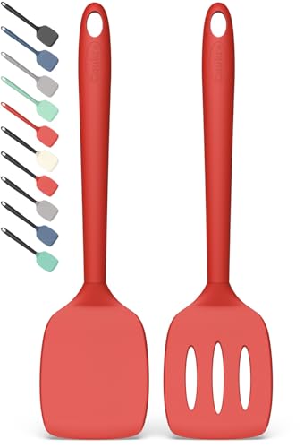 2 Pack Silicone Spatula Set (PureRed)
