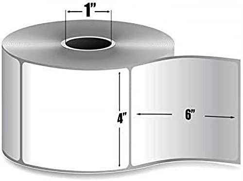 4x6 Direct Thermal Shipping Labels for Zebra 2844 ZP (White / 12 Rolls | 5400 Labels)