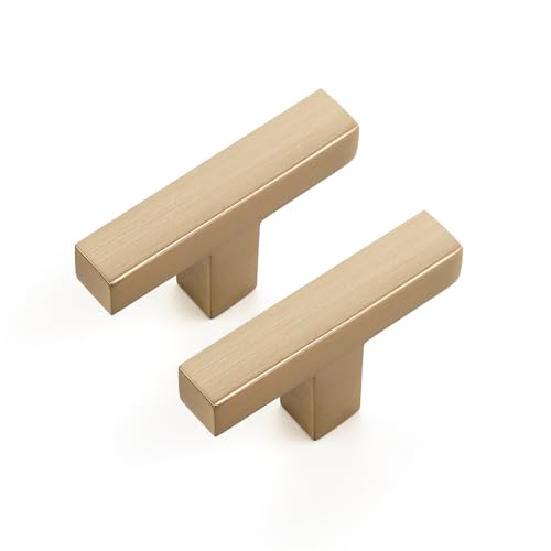 Champagne Bronze Cabinet Handles Cabinet Pulls Single Hole 15 Pack (Champagne Bronze / Single Hole)