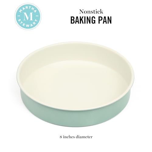 Gallen 8 Inch Round Nonstick Carbon Steel Cake and Bake Pan (8" Cake Pan)