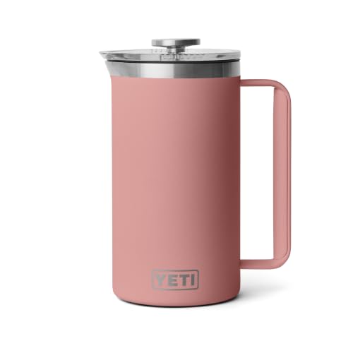 Rambler 34 oz. French Press Coffee Maker (34 Ounce / Sandstone Pink)